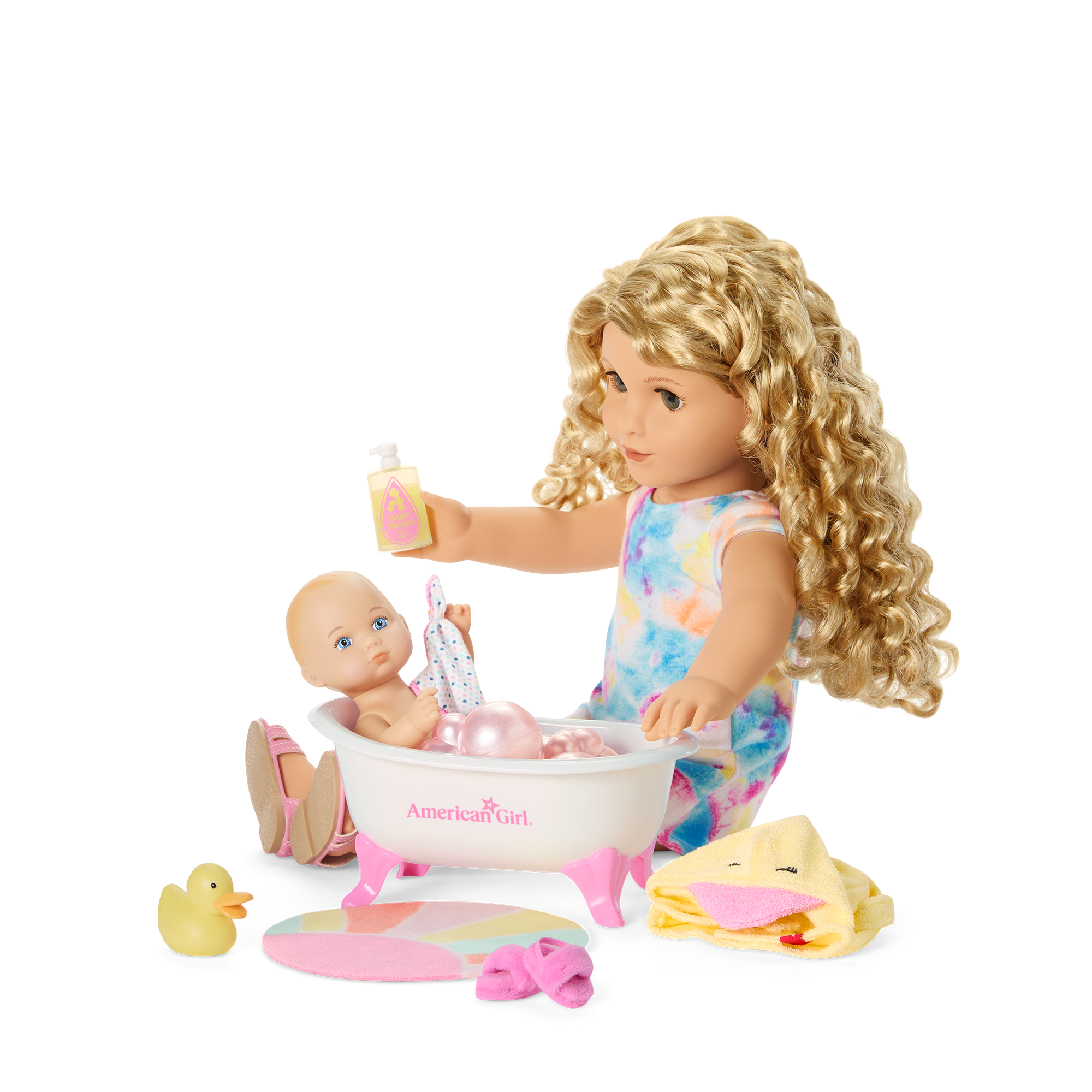 Little Bitty Baby Bubble Bath Set For 7.75-Inch Dolls