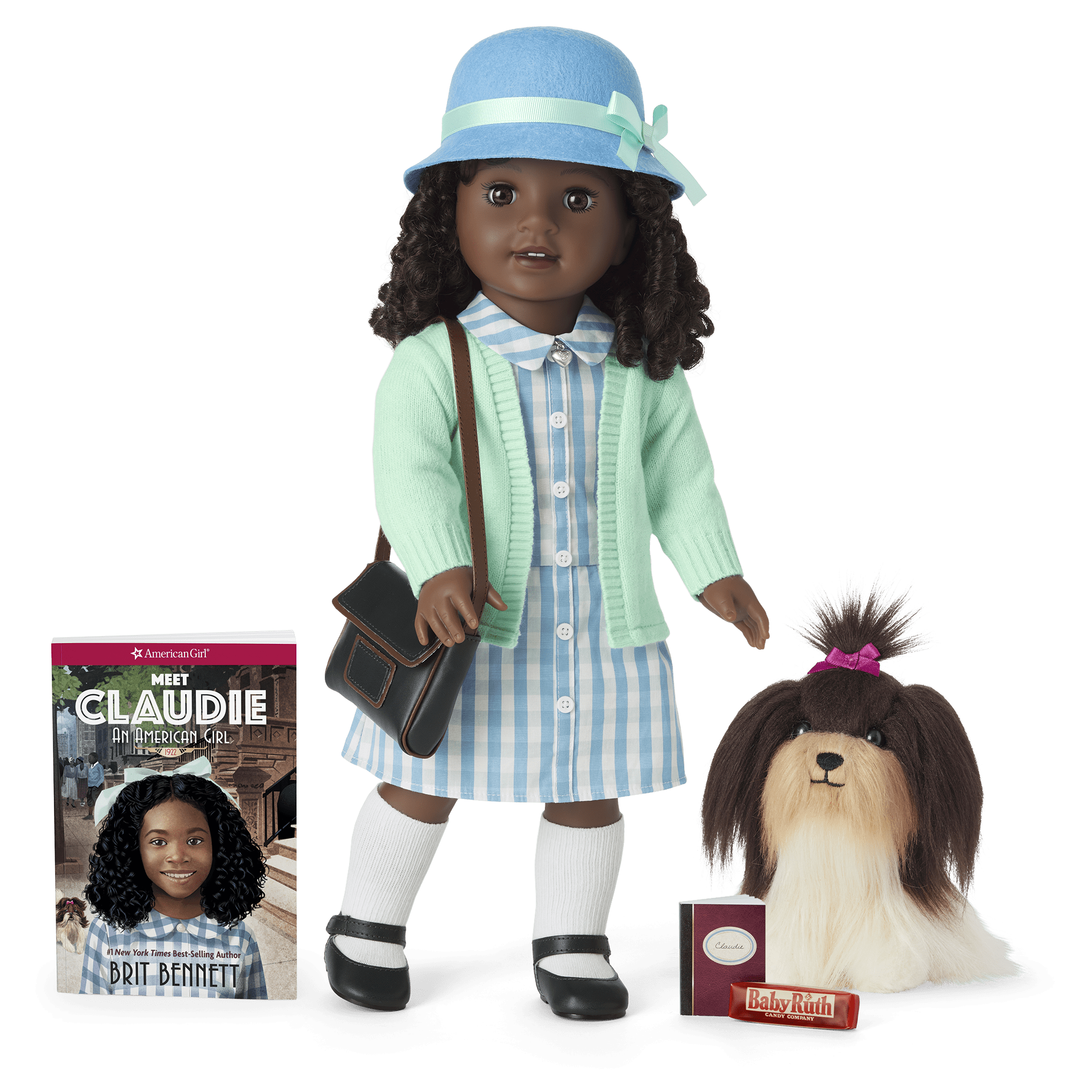 Claudie Wells 18-Inch Doll, Book, Accessories & Dog (Historical Characters)