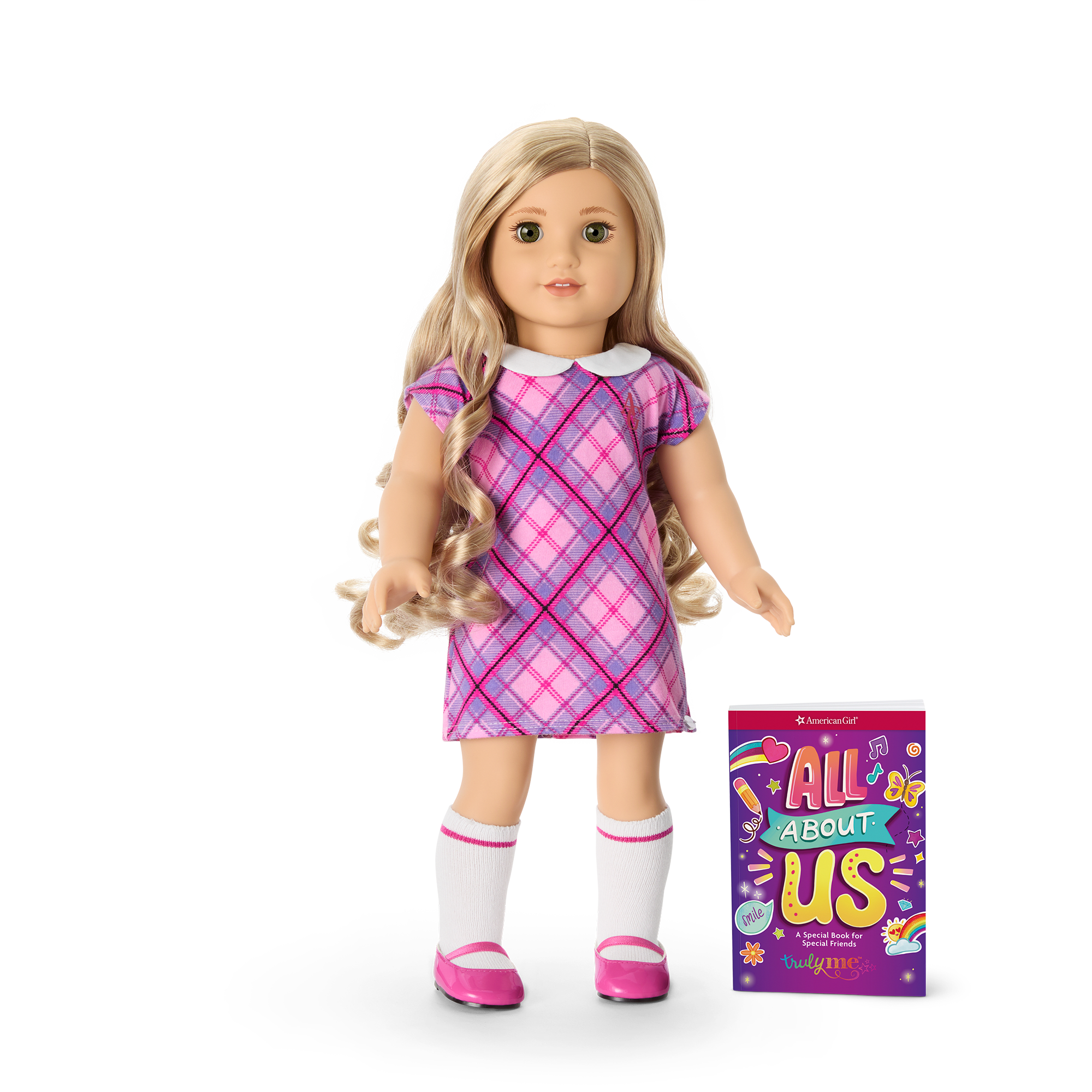 Truly Me 18-Inch Doll #125 With Long Curly Blonde Hair