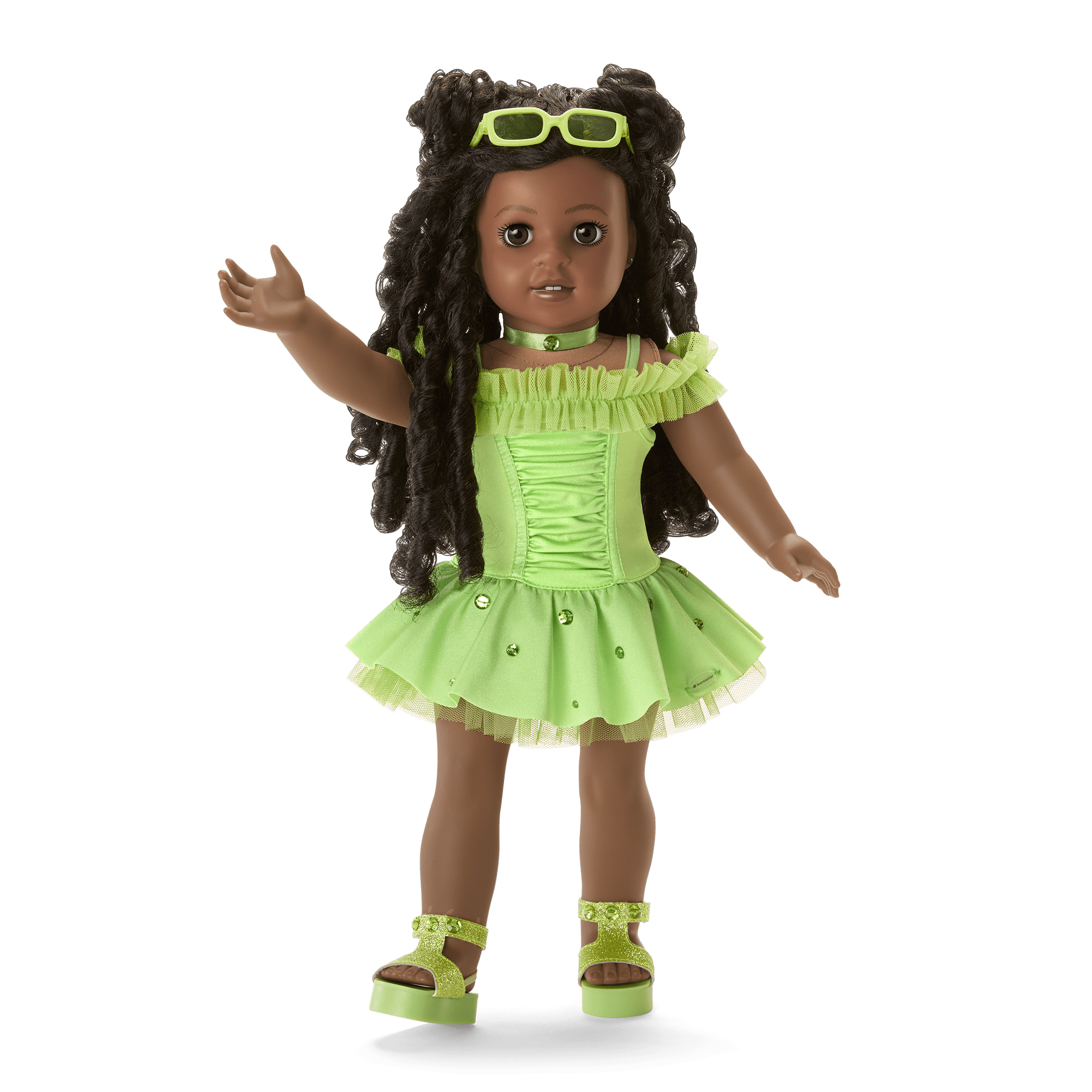 August Phenomenal Peridot Outfit For 18-Inch Dolls - Image 2