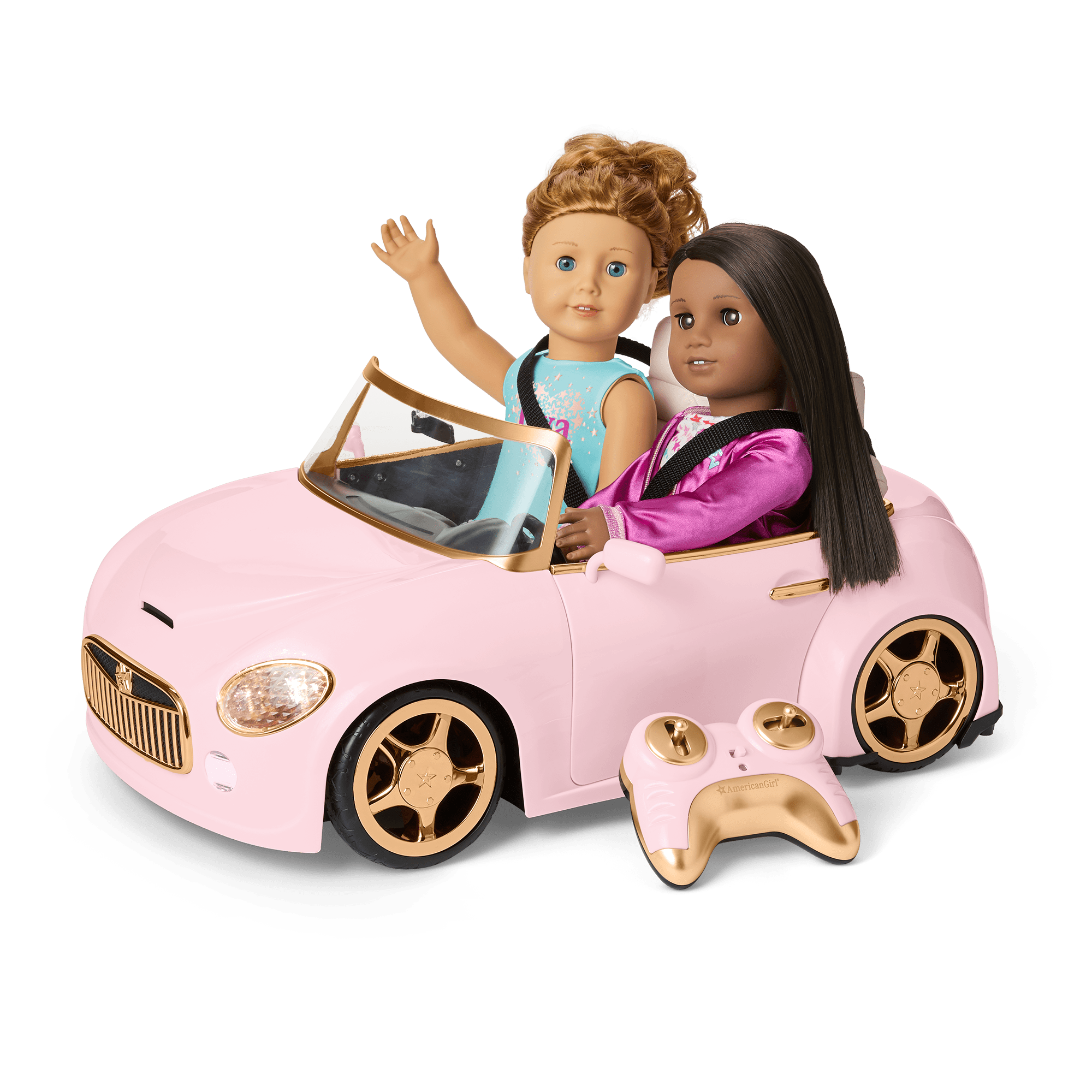 American Girl Rc Sports Car-Pink - Image 2
