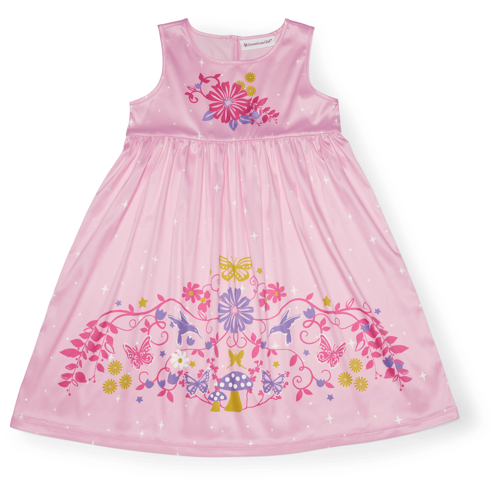 Royal Ruffles Nightie And Robe For Little Girls & Welliewishers Dolls - Image 8