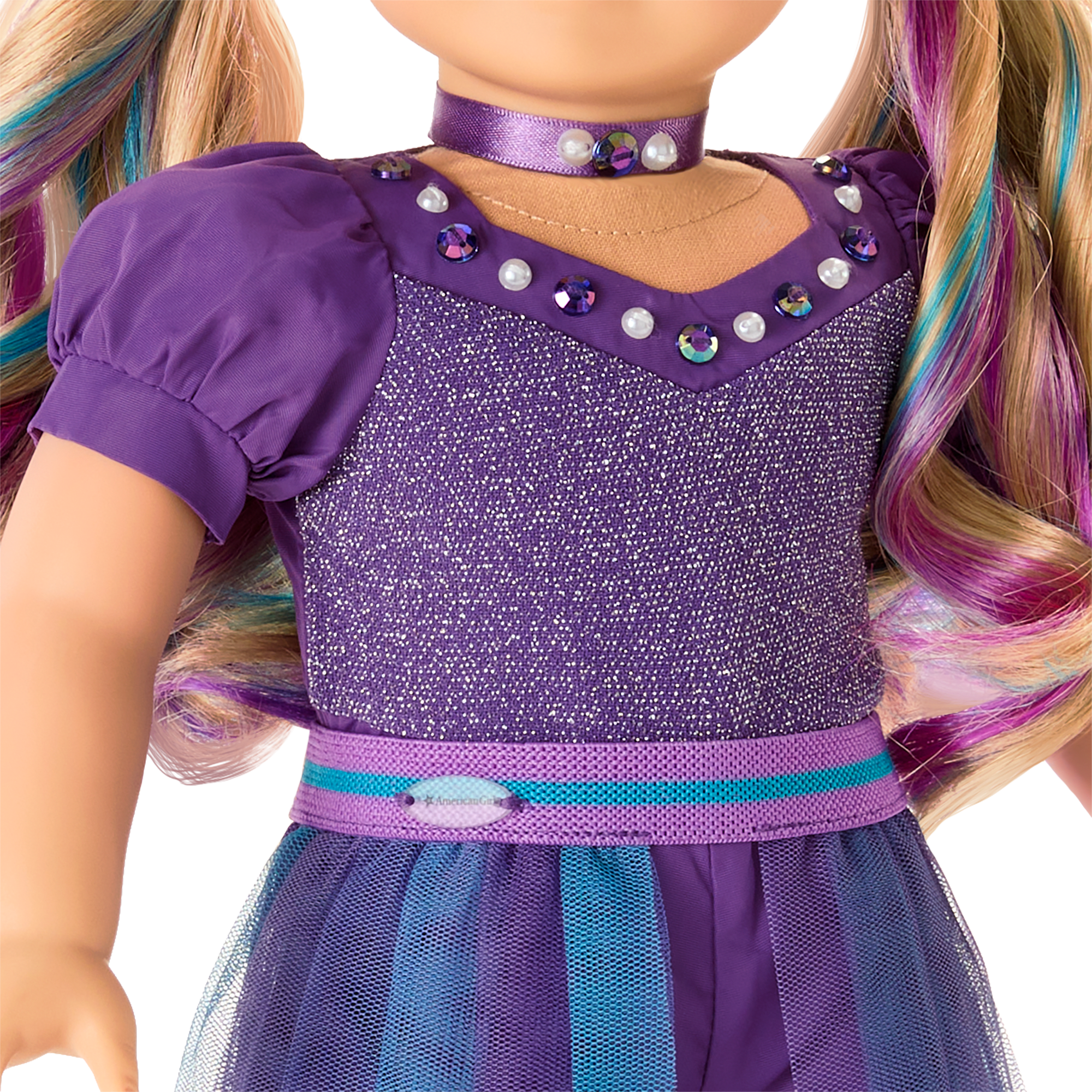 June Exquisite Alexandrite Outfit For 18-Inch Dolls - Image 5