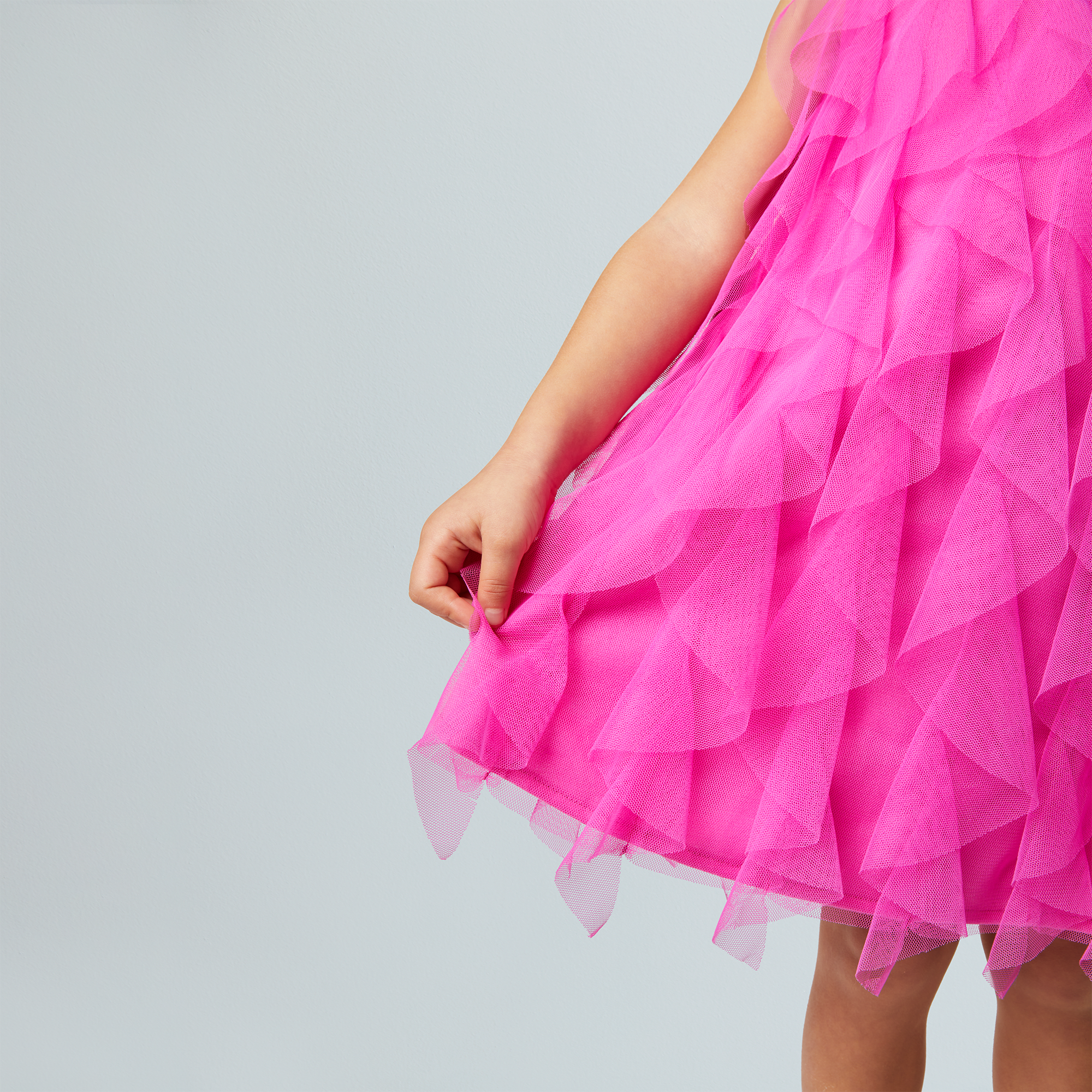 Party-Pink Birthday Dress For Little Girls (Bitty Baby) - Image 6