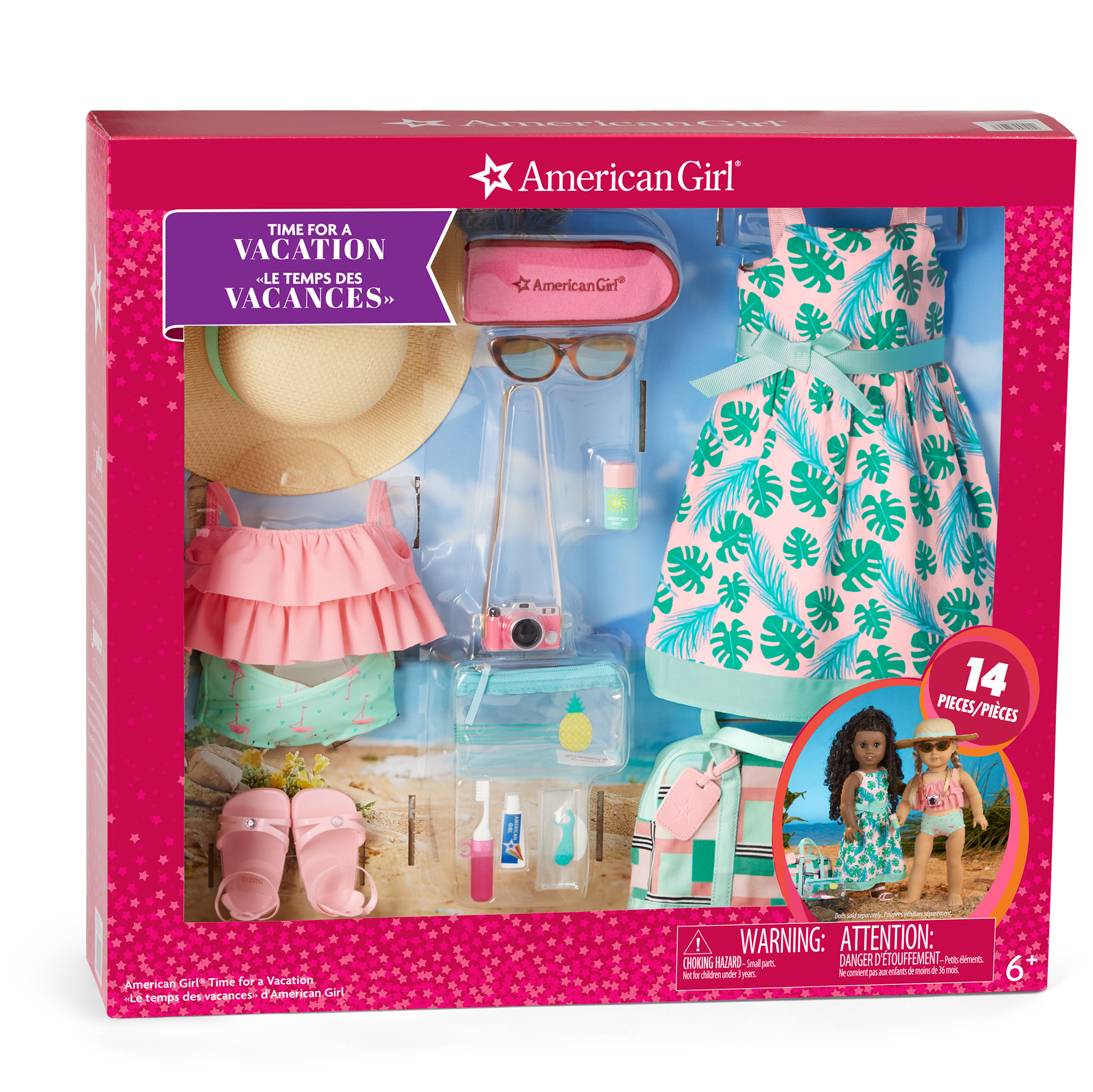 American Girl Time For A Vacation Set