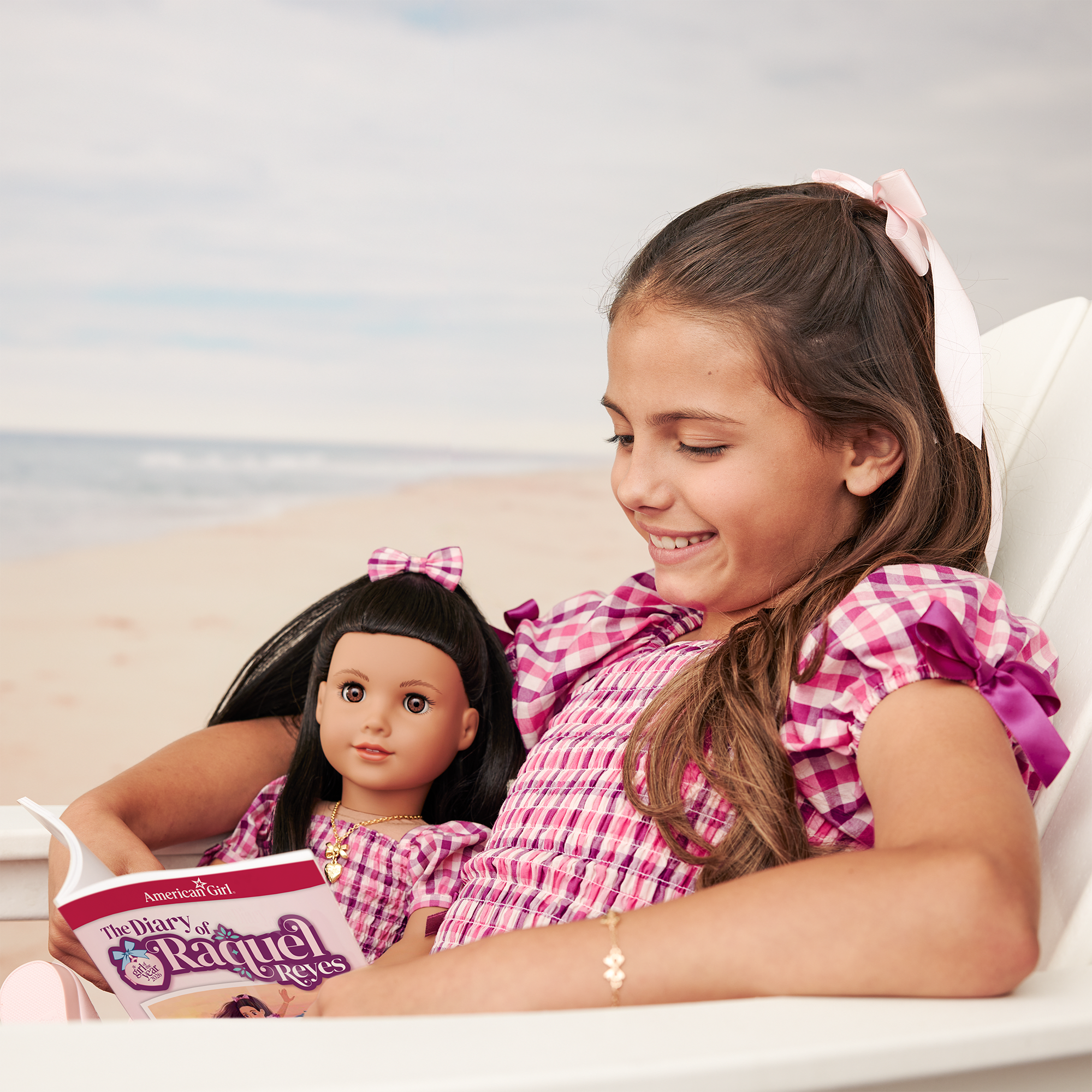 Raquel's Gingham Ruffle Outfit For Girls & 18-Inch Dolls + Raquel Doll (Girl Of The Year 2026) - Image 20